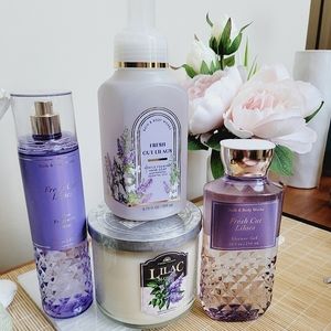 Lilac Bath Body Works Bundle Set NWT